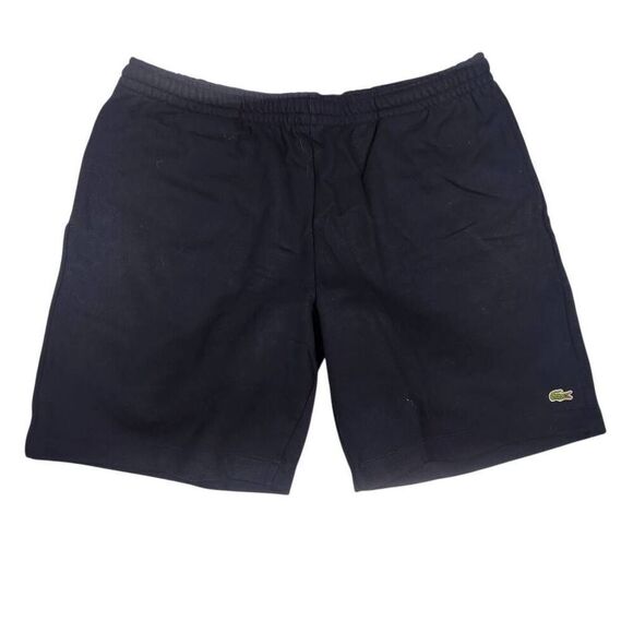 Lacoste Sweat Shorts Mens 3XL Logo Navy Blue Athletic Lounge - Picture 2 of 5